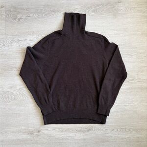 Dolce & Gabbana Deep Brown Turtleneck Sweater